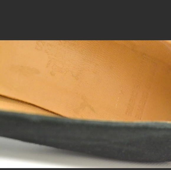 🥳HP🥳Hermes Authentic BlackSuede Flats size 5.5 - Picture 9 of 11